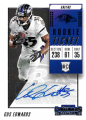 gus-edwards-2018-panini-contenders-rookie-ticket-autograph